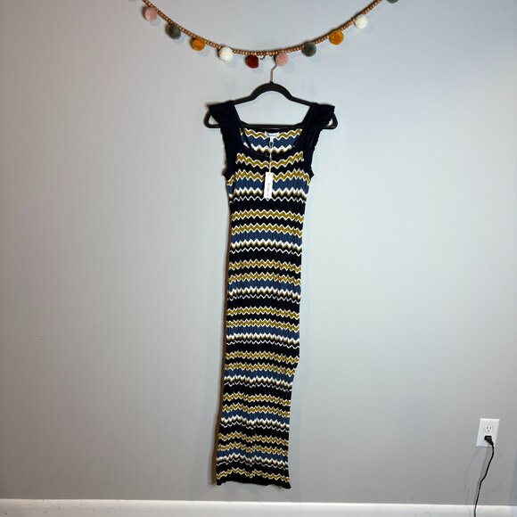 NWT Heartloom Bennet Dress Crochet striped - Picture 2 of 5